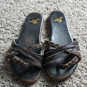 Freebird by Steven Brown Leather Sandals